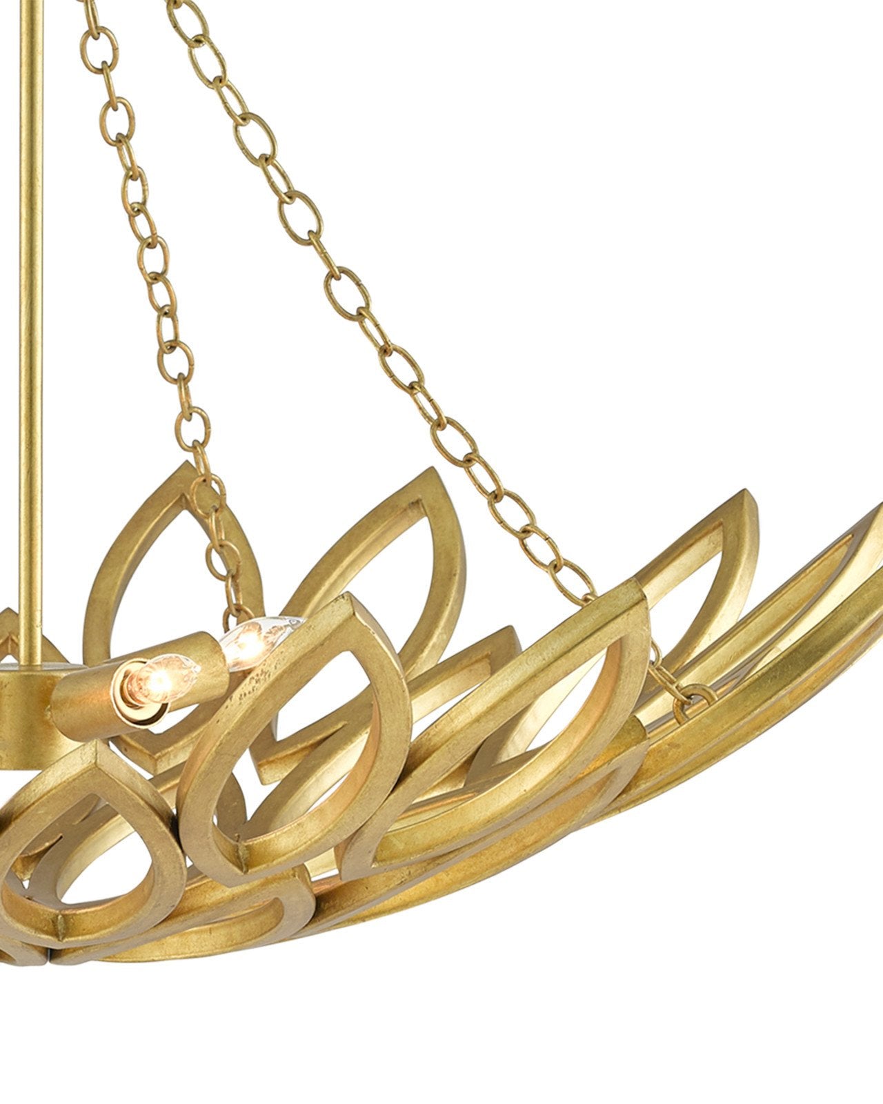 Allemande Gold Chandelier